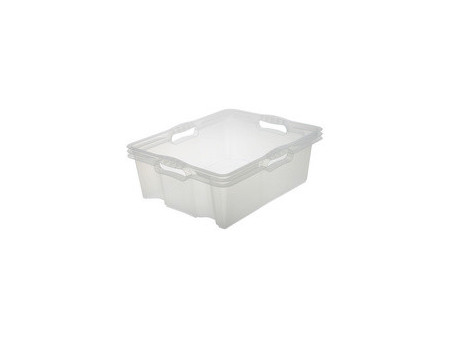 keeeper Boîte de rangement 'franz', 16 litres, crystal-grey