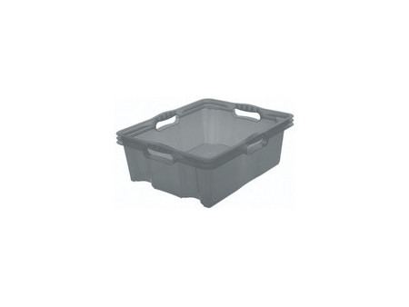 keeeper Boîte de rangement 'franz', 16 litres, crystal-grey