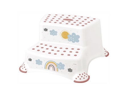 keeeper kids Marchepied 'igor Rainbow', deux niveaux, blanc