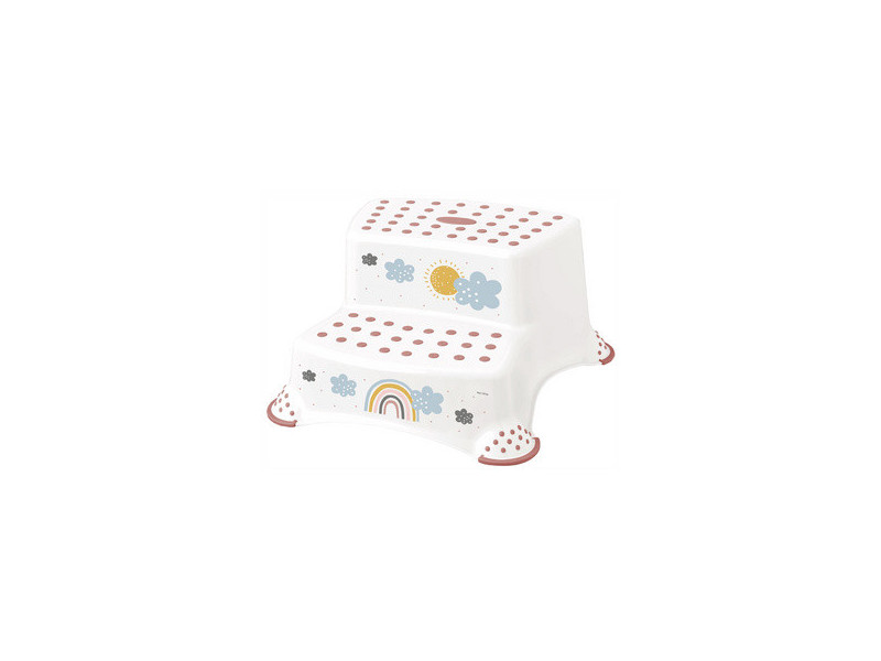 keeeper kids Marchepied 'igor Rainbow', deux niveaux, blanc