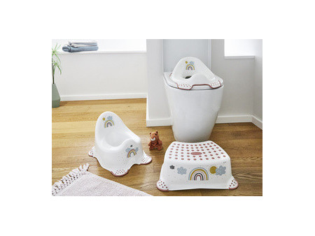 keeeper kids Marchepied 'tomek Rainbow', blanc