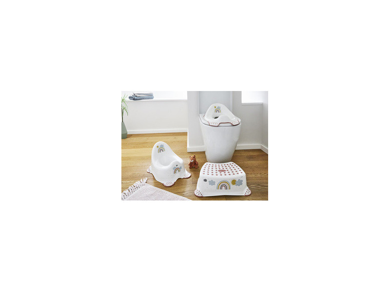 keeeper kids Marchepied 'tomek Rainbow', blanc
