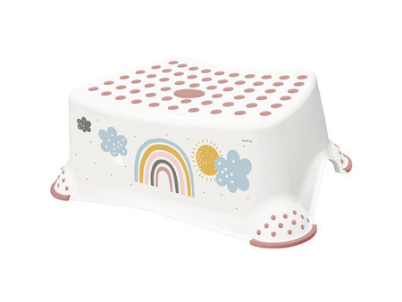 keeeper kids Marchepied 'tomek Rainbow', blanc