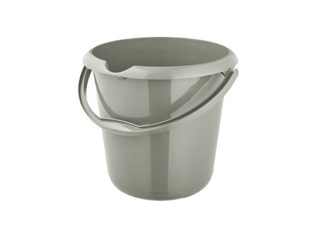 keeeper Seau 'mika eco', rond, 10 litres, graphite