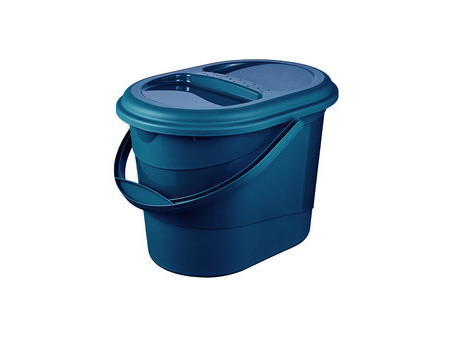 keeeper Seau à déchets bio 'elsa eco', 13 litres, eco-blue
