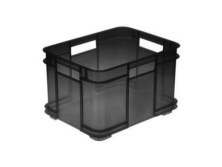 keeeper Caisse de rangement Euro-Box L 'bruno', gris