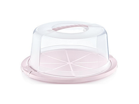 keeeper Cloche à gâteau 'ricardo', rond, nordic-pink
