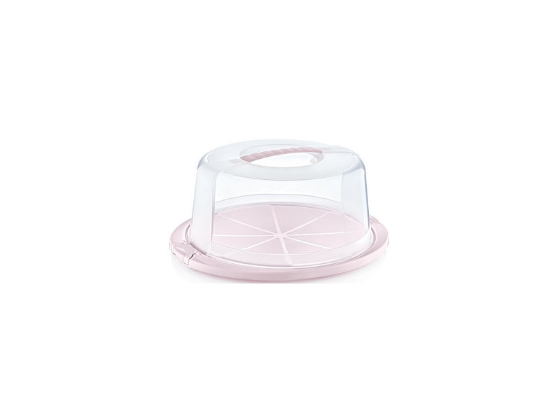 keeeper Cloche à gâteau 'ricardo', rond, nordic-pink