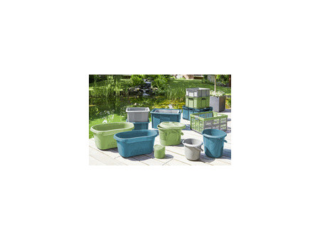 keeeper Seau 'mika eco', rond, 5 litres, stone grey