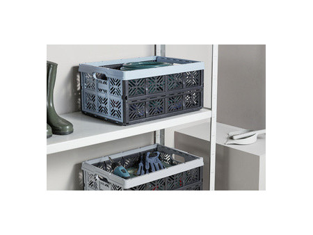 keeeper Caisse de rangement pliante 'ida', 32 litres, noir