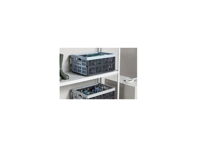 keeeper Caisse de rangement pliante 'ida', 32 litres, noir