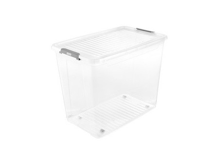keeeper Boîte de rangement 'leo', 37 litres, transparent