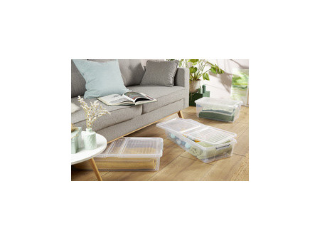 keeeper Boîte de rangement 'leo', 56 litres, transparent