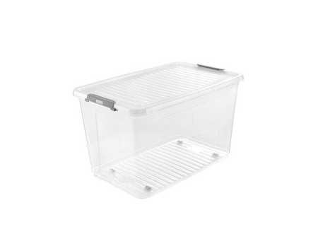 keeeper Boîte de rangement 'leo', 56 litres, transparent