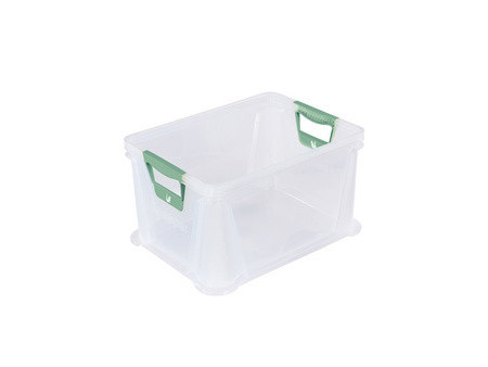 keeeper Boîte de rangement 'luis', 20 L, gris translucide