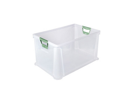 keeeper Boîte de rangement 'luis', 64 L, gris translucide
