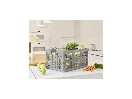 keeeper Caisse de rangement pliante 'ben', 45L, light-silver