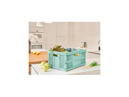 keeeper Caisse pliante 'eco lea', 32 L, grass green