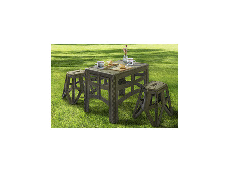keeeper Table de camping pliante 'timo', L, nordic-grey