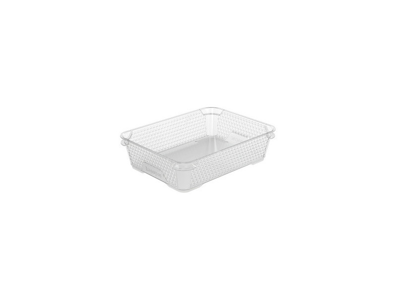 keeeper Corbeille de rangement 'mirko', A5, crystal-grey