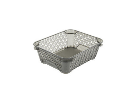keeeper Corbeille de rangement 'mirko', A6, crystal-grey