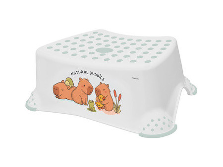 keeeper kids Marchepied 'tomek cute capybara', blanc