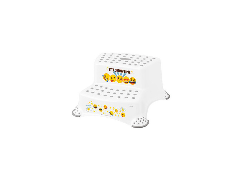 keeeper kids Marchepied 'igor emoji showtime', blanc