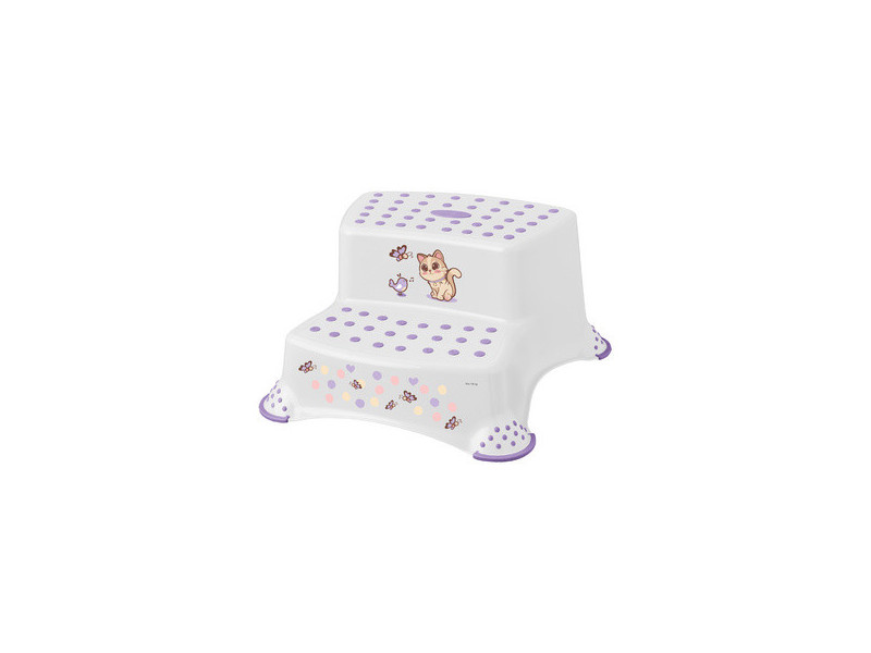 keeeper kids Marchepied 'igor cats', 2 niveaux, blanc