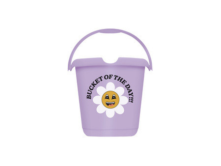 keeeper Seau à motif 'ilvie happy flower', rond, 10 litres