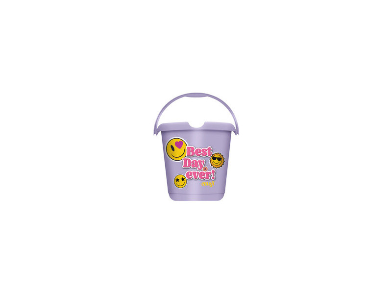 keeeper Seau à motif 'ilvie emoji positiv', rond, 10 litres