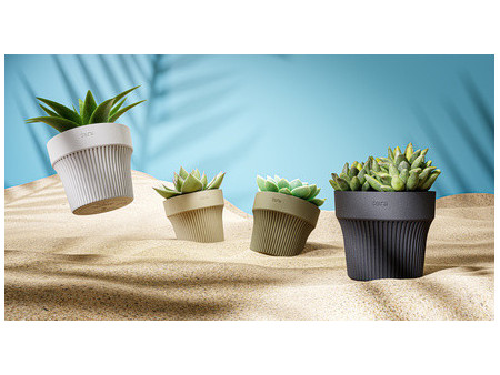 tera Cache-pot 'Tiny', diamètre: 115 mm, ash