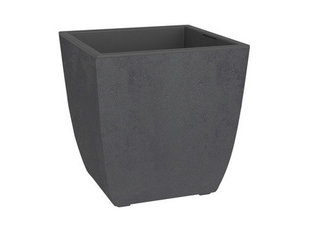 poétic Bac à plantes BASALT Diva, carré, 435 mm, anthracite