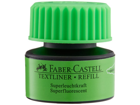 FABER-CASTELL Cartouche de recharge 'TEXTLINER 1549', vert