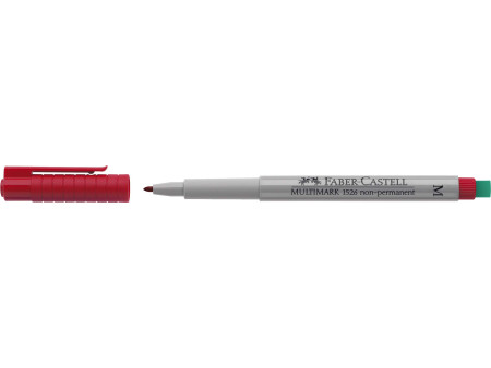 FABER-CASTELL Marqueur NonPermanent MULTIMARK M, rouge