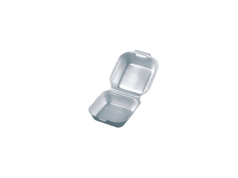 STARPAK Boîte à hamburger rectangulaire, XPS, 145x155x80 mm