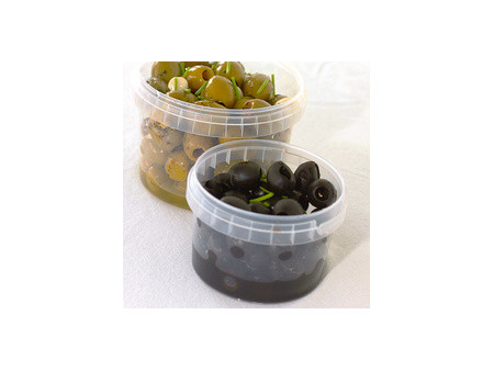 STARPAK Barquette d'emballage, rond, 770 ml, transparent