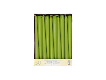 STARPAK Bougie de chandelier, 22 mm, pack de 50, poudré