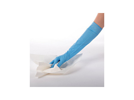 HYGOSTAR Gant nitrile EXTRA SAFE SUPERLONG, L, bleu