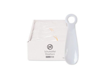 HYGOSTAR Chausse-pied, en PET, emballage individuel, blanc