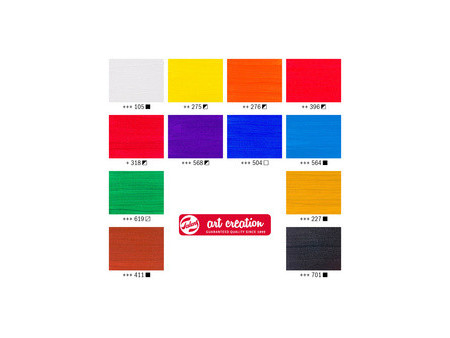ROYAL TALENS Acrylique ArtCreation, 75 ml, set de 12