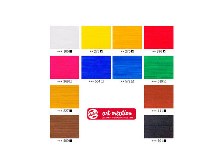 ROYAL TALENS Kit acrylique Art Creation, 12 x 12 ml
