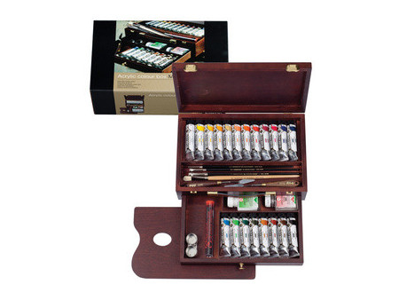 ROYAL TALENS Couleur acrylique REMBRANDT, coffret 'MASTER'