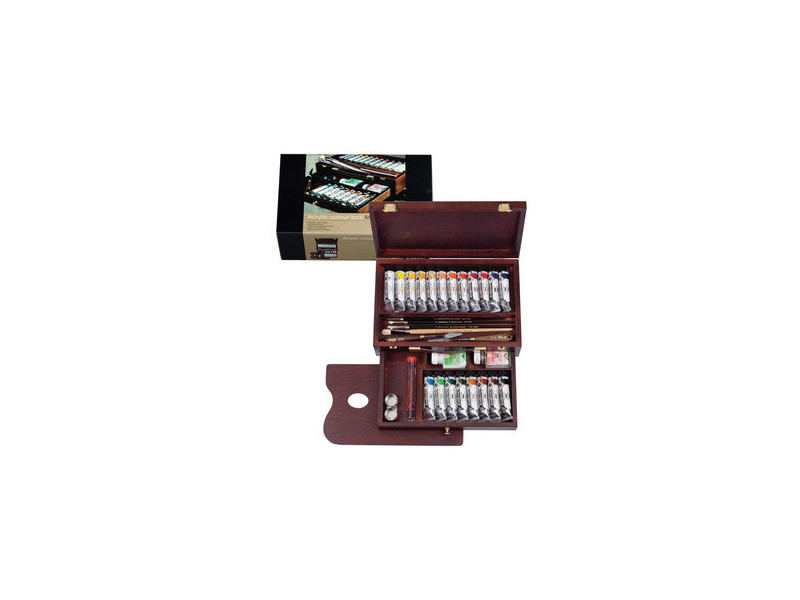 ROYAL TALENS Couleur acrylique REMBRANDT, coffret 'MASTER'