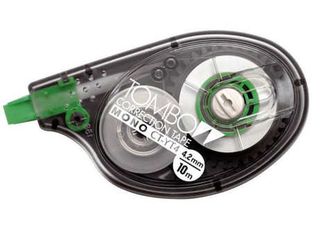 Tombow Rouleau correcteur 'MONO CT-YT4', 4,2 mm x 10 m