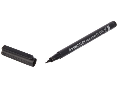 STAEDTLER Marqueur pour CD/DVD Lumocolor, permanent, noir
