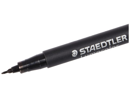STAEDTLER Marqueur pour CD/DVD Lumocolor, permanent, noir