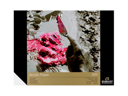 ROYAL TALENS REMBRANDT Bloc d'artiste 'Acrylique', 240 x 320