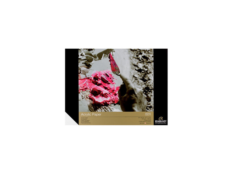 ROYAL TALENS REMBRANDT Bloc d'artiste 'Acrylique', 240 x 320