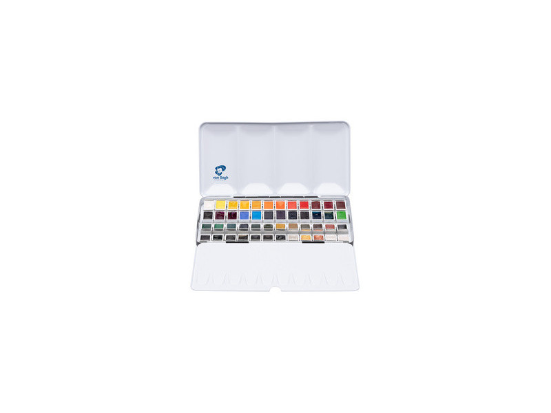ROYAL TALENS Peinture aquarelle Van Gogh, kit de 48 dans un