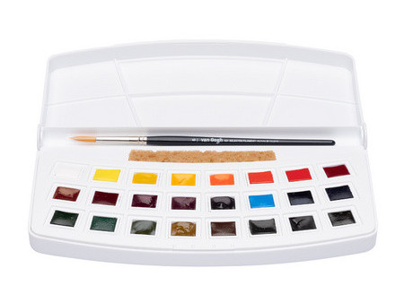 ROYAL TALENS Peinture aquarelle Van Gogh, kit de 24,